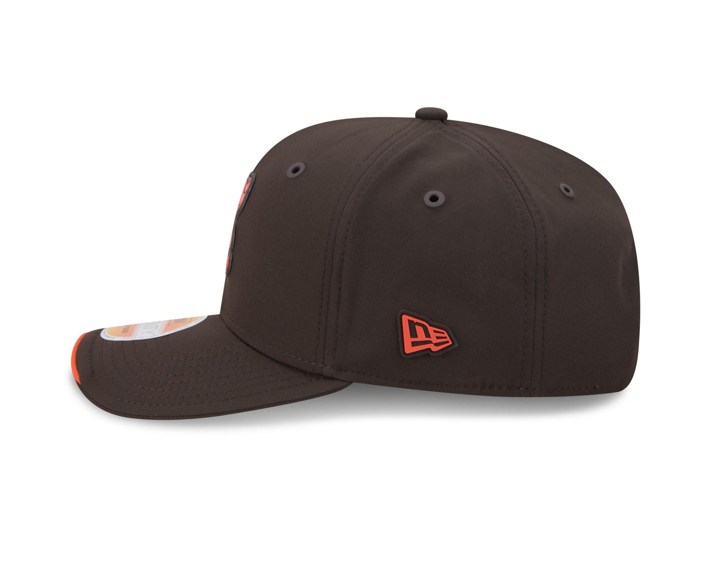 Browns 2026 New Era Men's Throwback 9SEVENTY Stretch Snap Sideline Hat