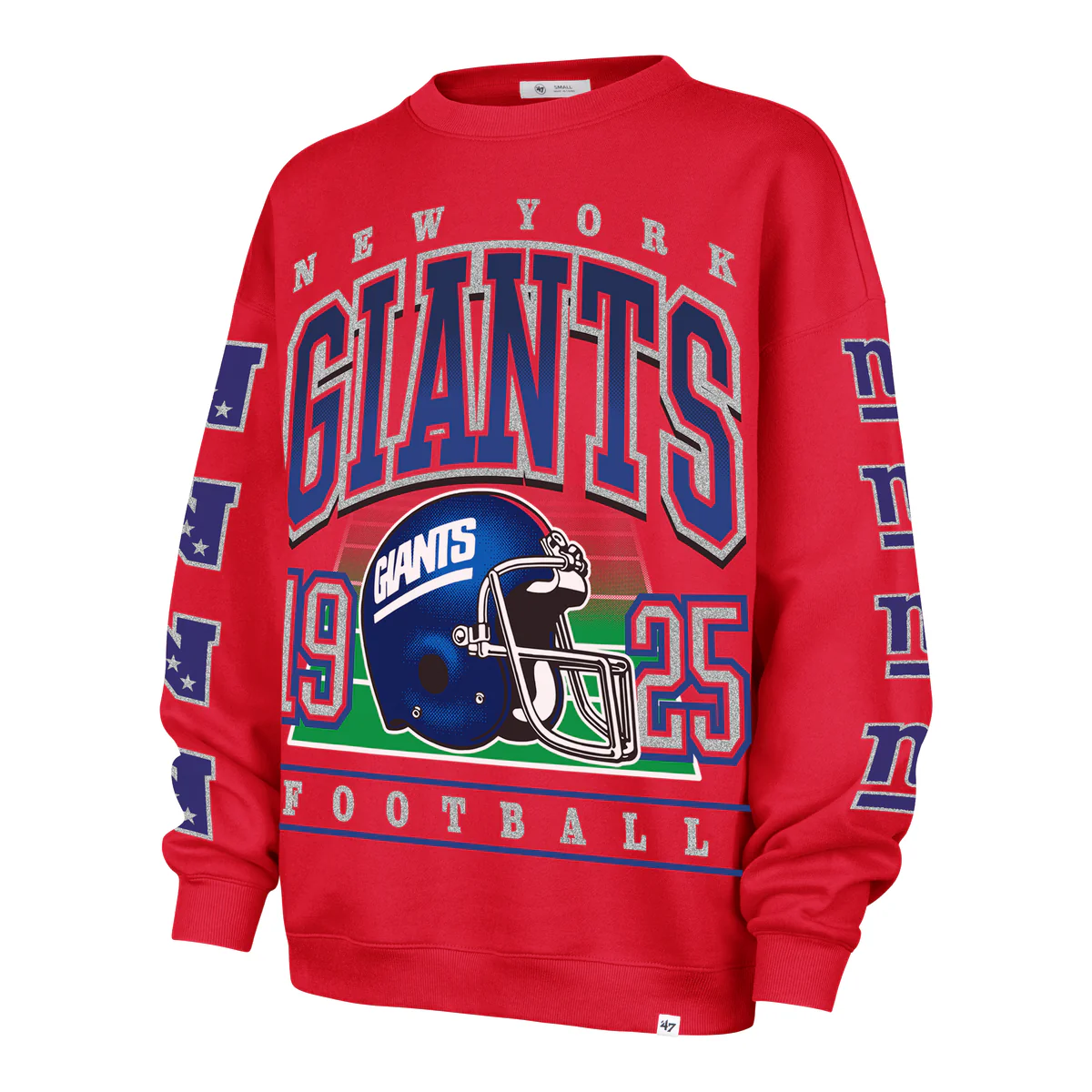 Giants 2025 '47 Brand Women's Go Big Oversized Crewneck