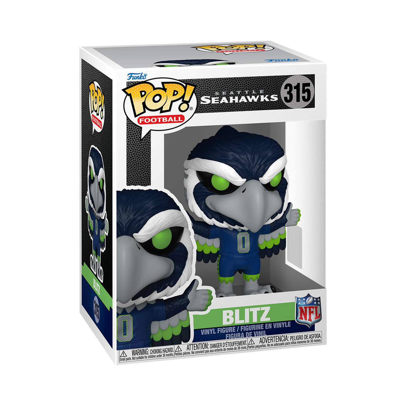 Seahawks Mascot Blitz NFL Funko Pop!