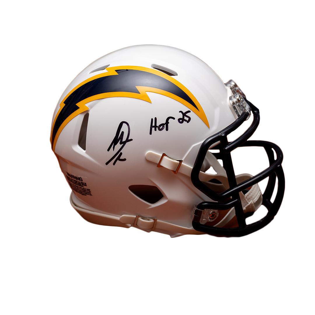 Antonio Gates Autographed Chargers Color Rush Mini Helmet