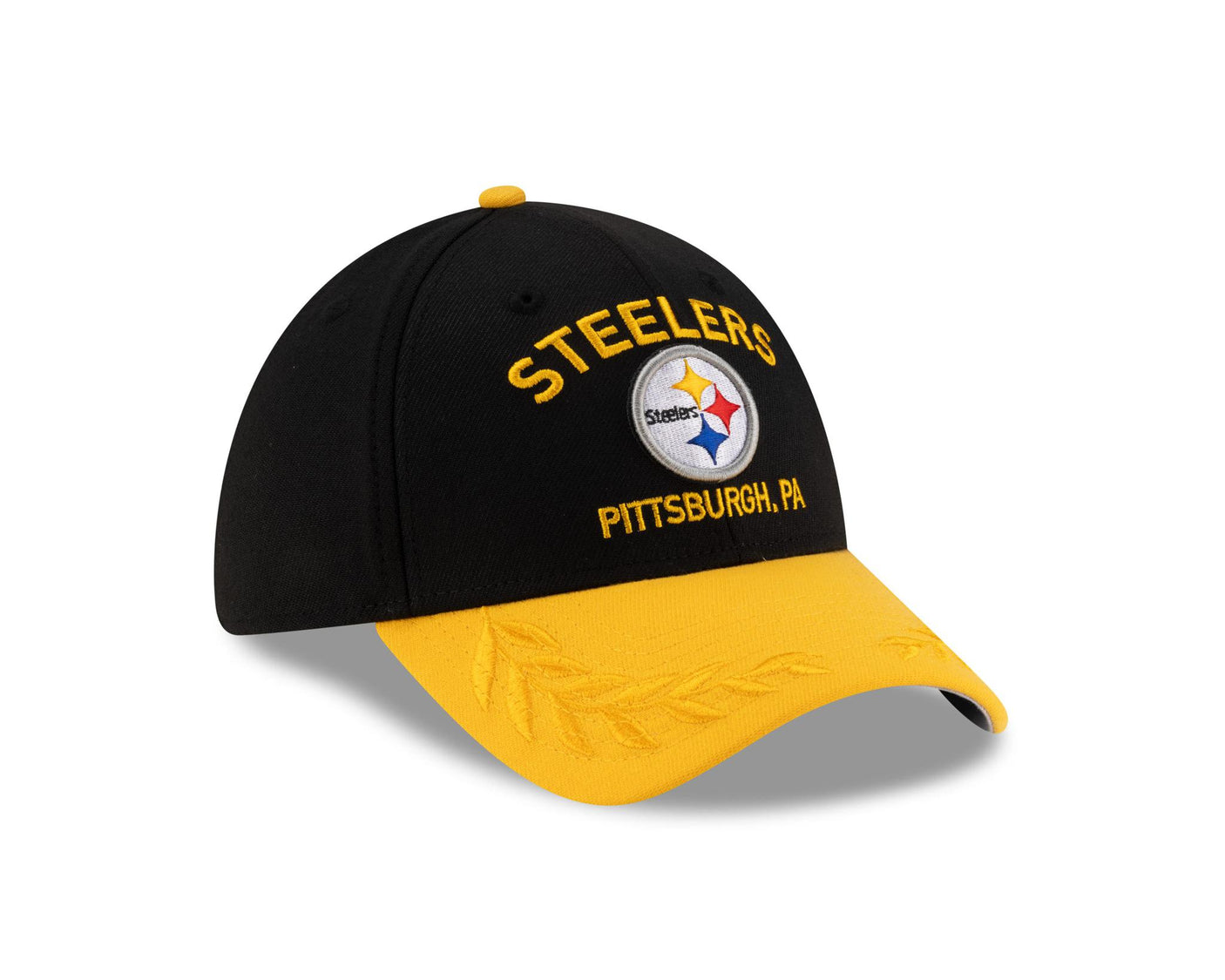 Steelers 2025 New Era Men's 39THIRTY Draft Hat