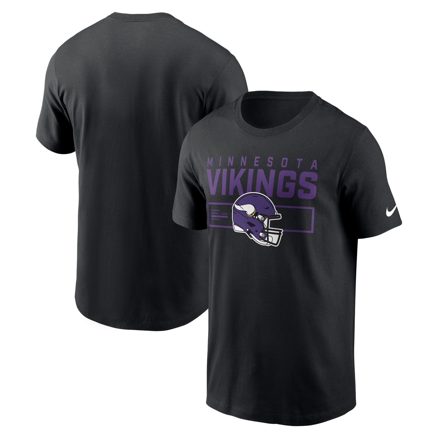 Vikings 2025 Men's Nike Helmet Essential T-Shirt
