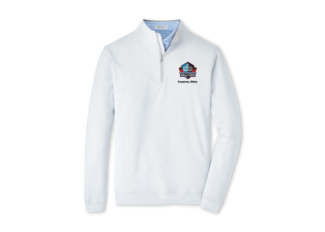 Hall of Fame Peter Millar Men's British Grey Perth Performance 1/4 Zip