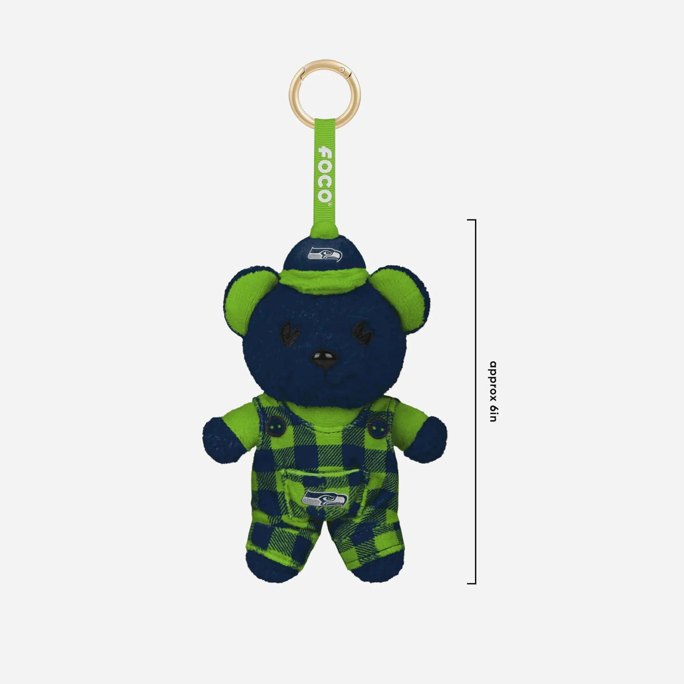 Seahawks FOOCOOS Plush Bag Charm Keychain Blind Box Series 1