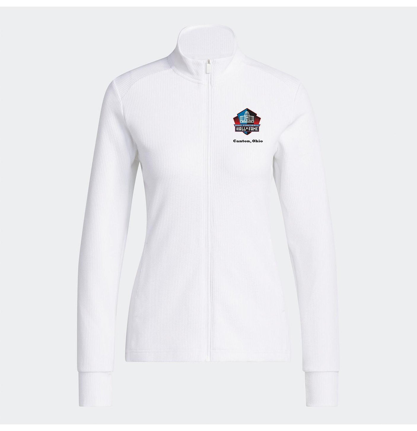 Hall of Fame 2026 Adidas Women's White Performance Textured Full Zip Jacket