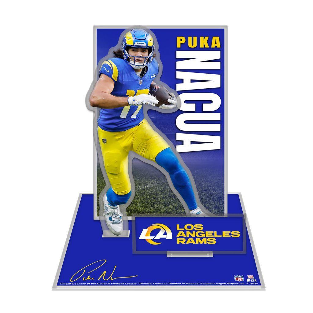 Rams Puka Nacua 3D Collector Stand