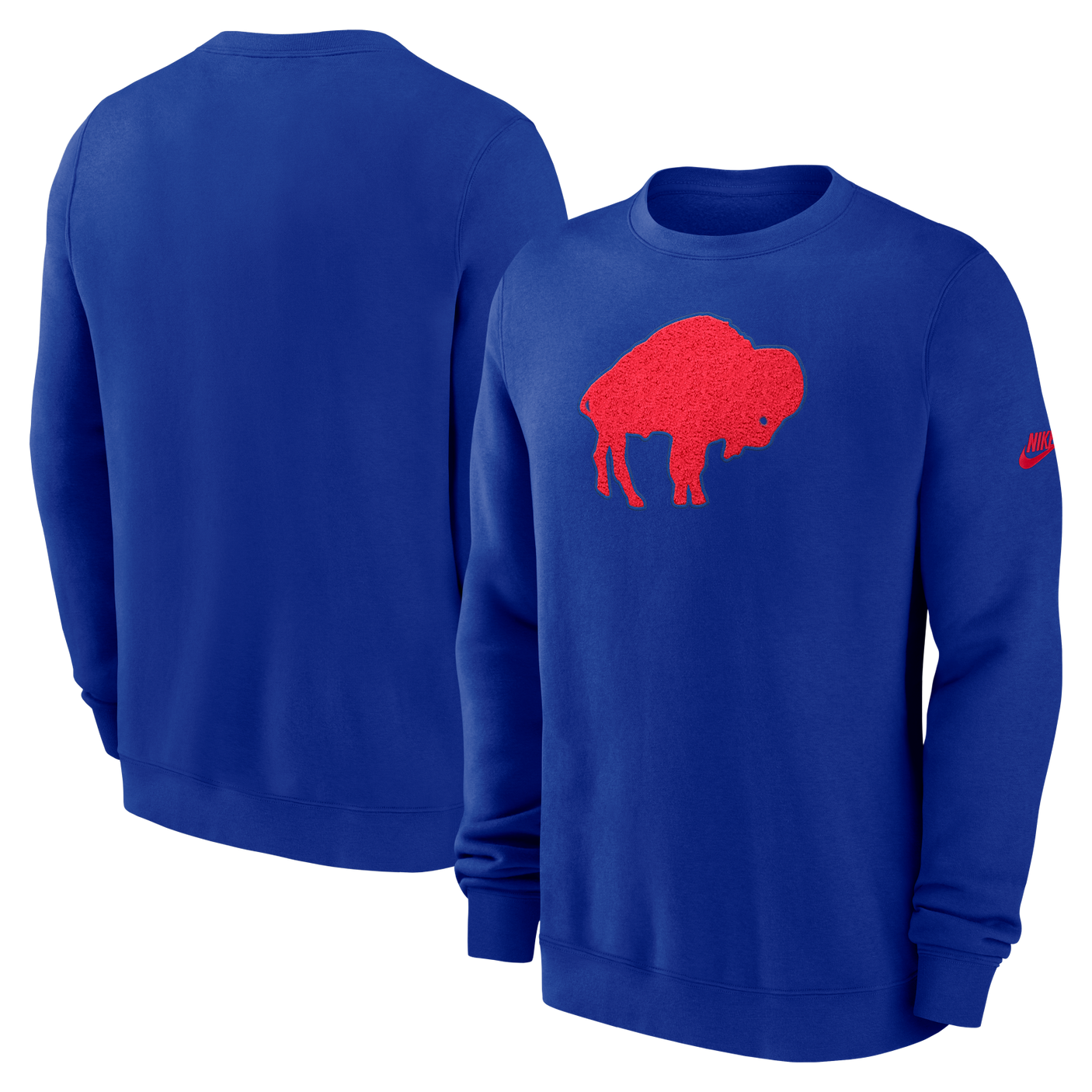 Bills 2025 Nike Men's Rewind Club Crewneck