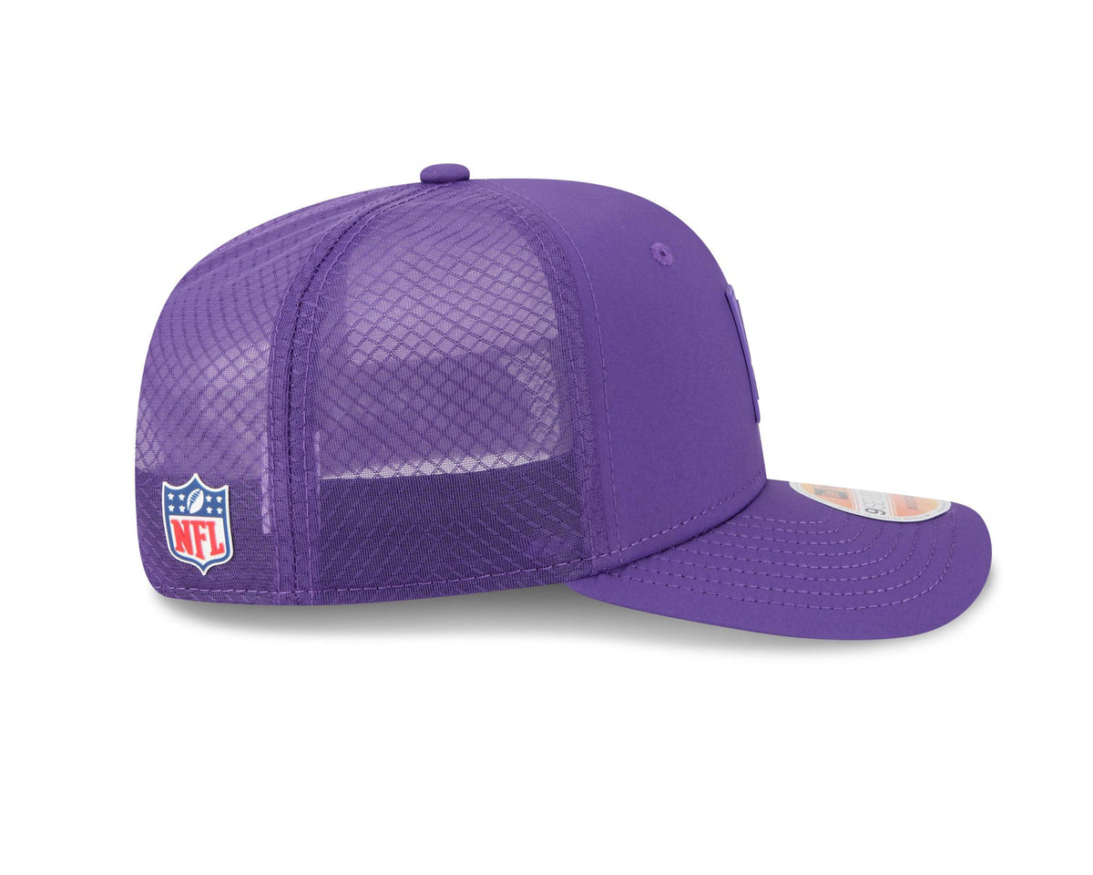 Vikings 2025 New Era Men's 9SEVENTY Sideline Hat Pro Football Hall of Fame