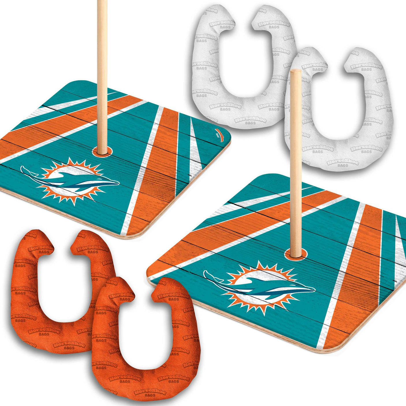 Dolphins HorseShoe Bag
