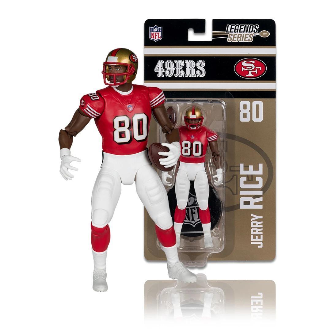 49ers Jerry Rice 6" Articulated Figure Pro Football Hall of Fame
