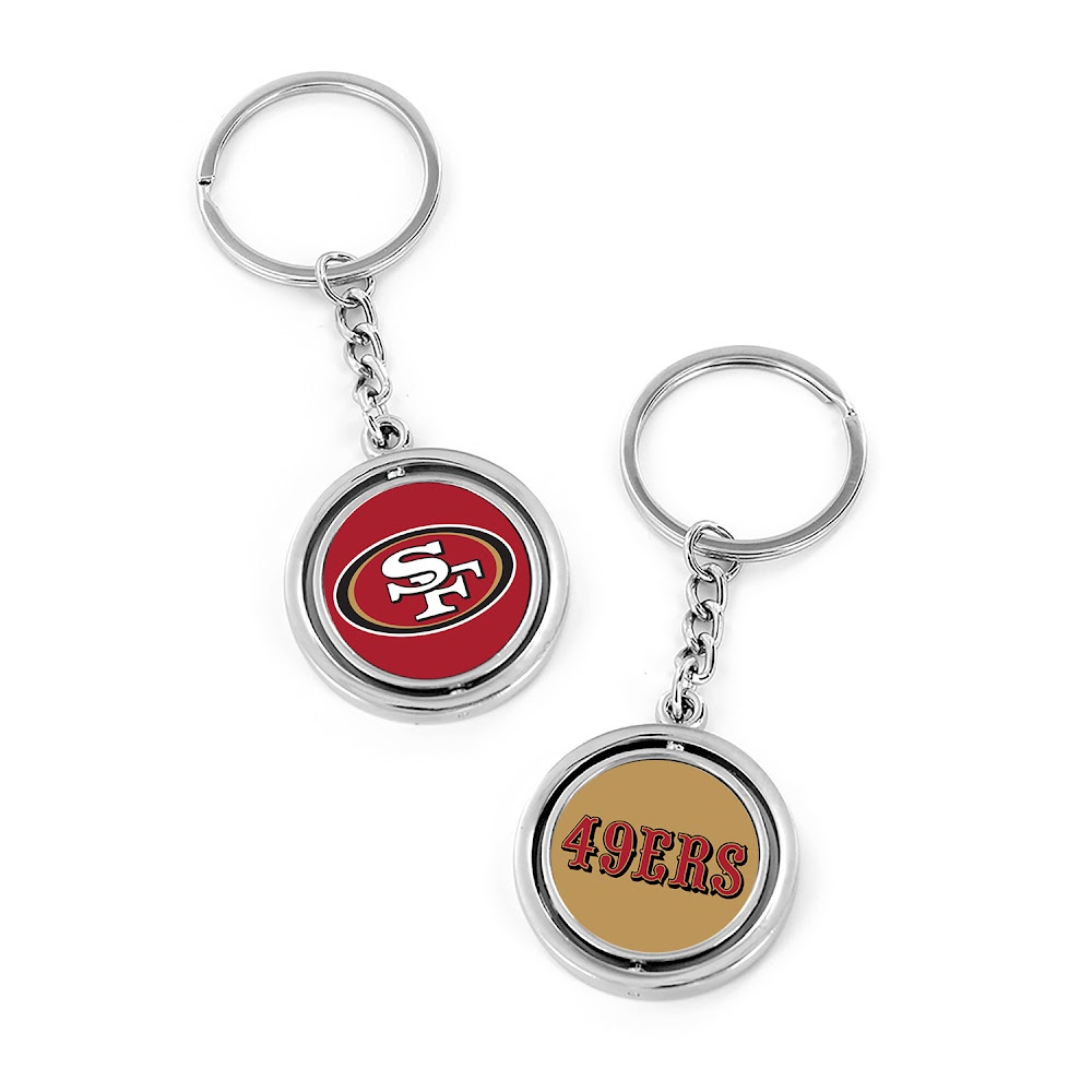 49ers Spinning Keychain