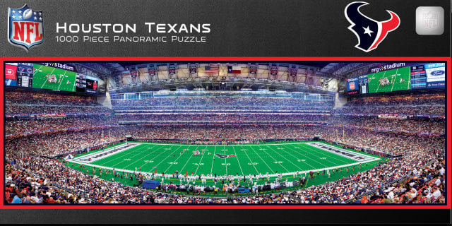 Texans 1000pc Panoramic Puzzle Pro Football Hall of Fame