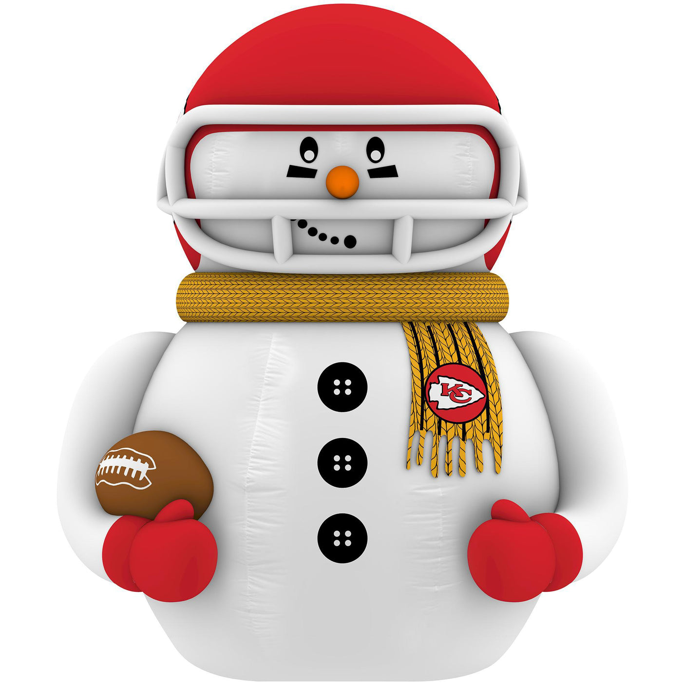 Chiefs Team Pride Inflatable Snowman Player