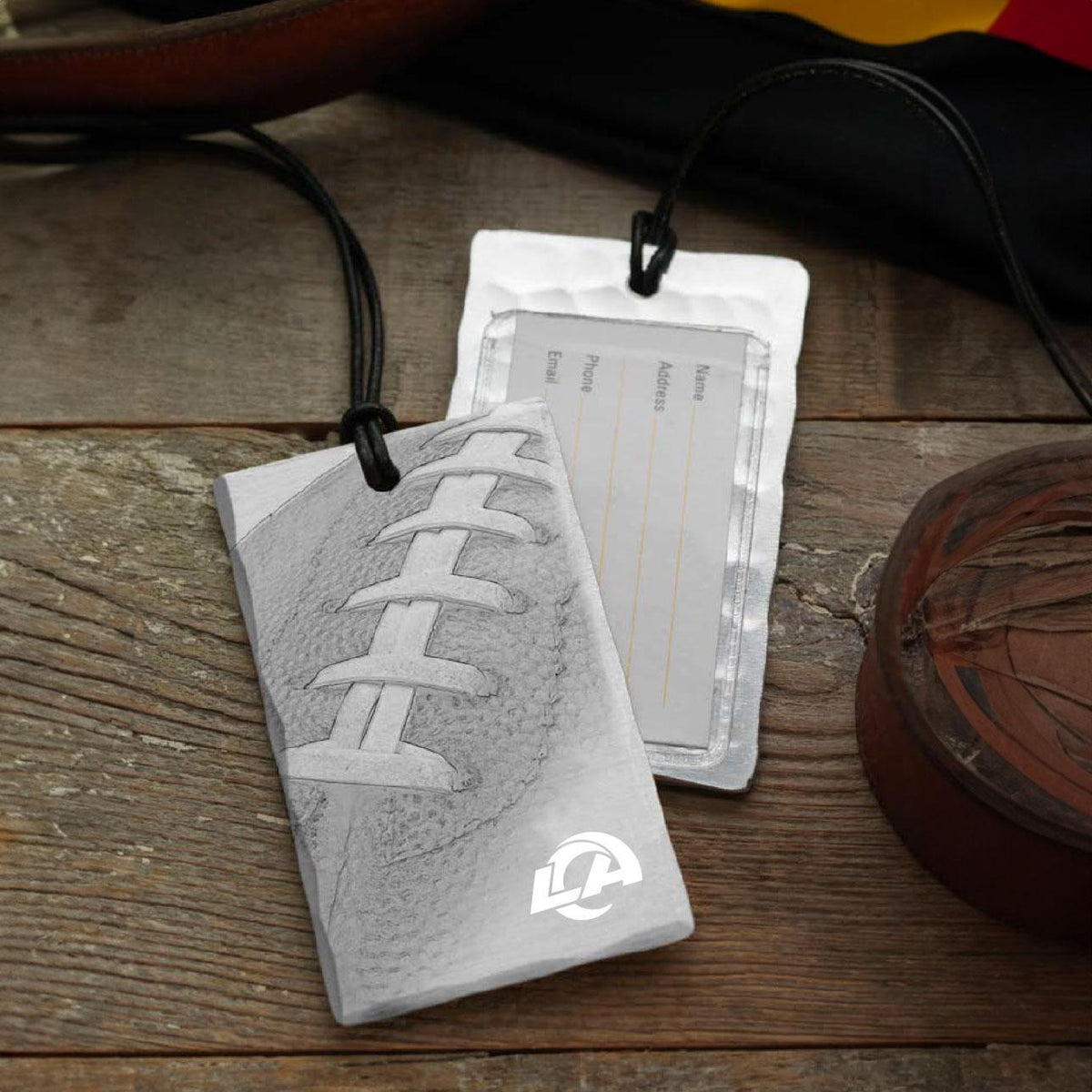 Rams Football Bag Tag