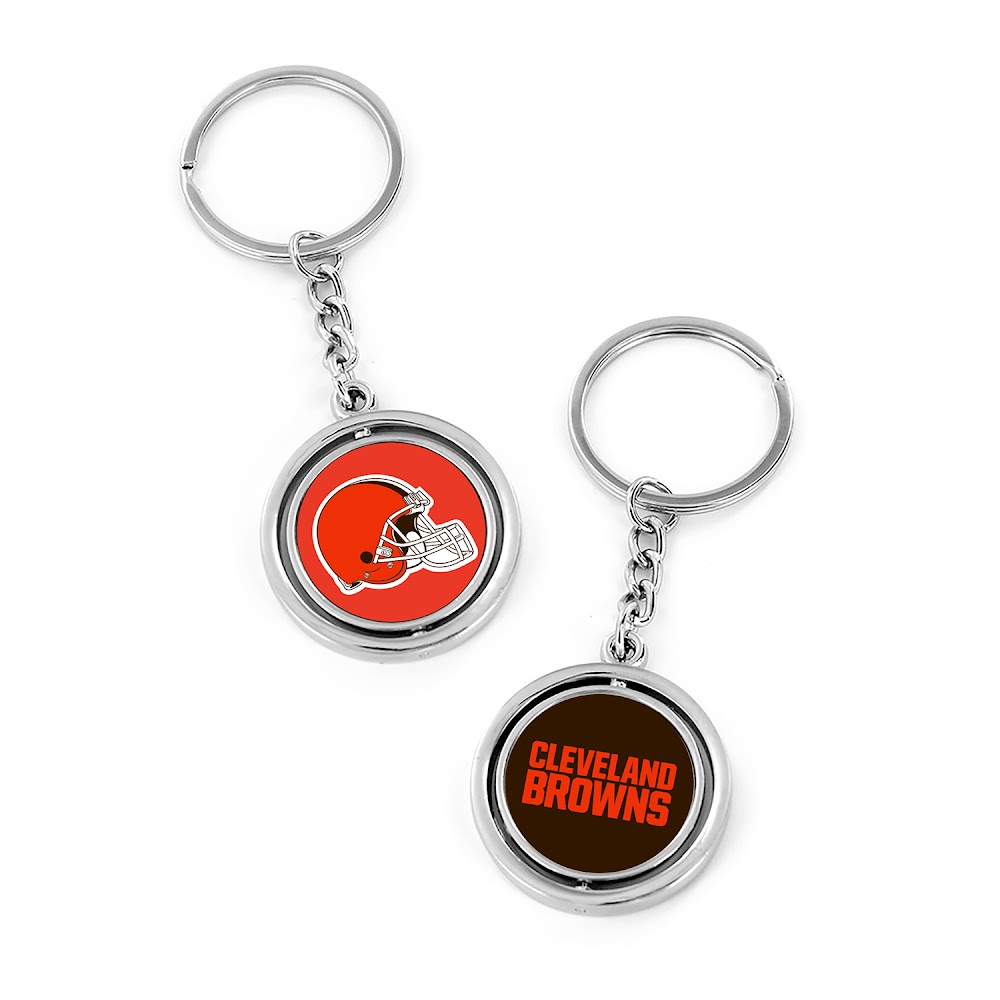 Browns Spinning Keychain