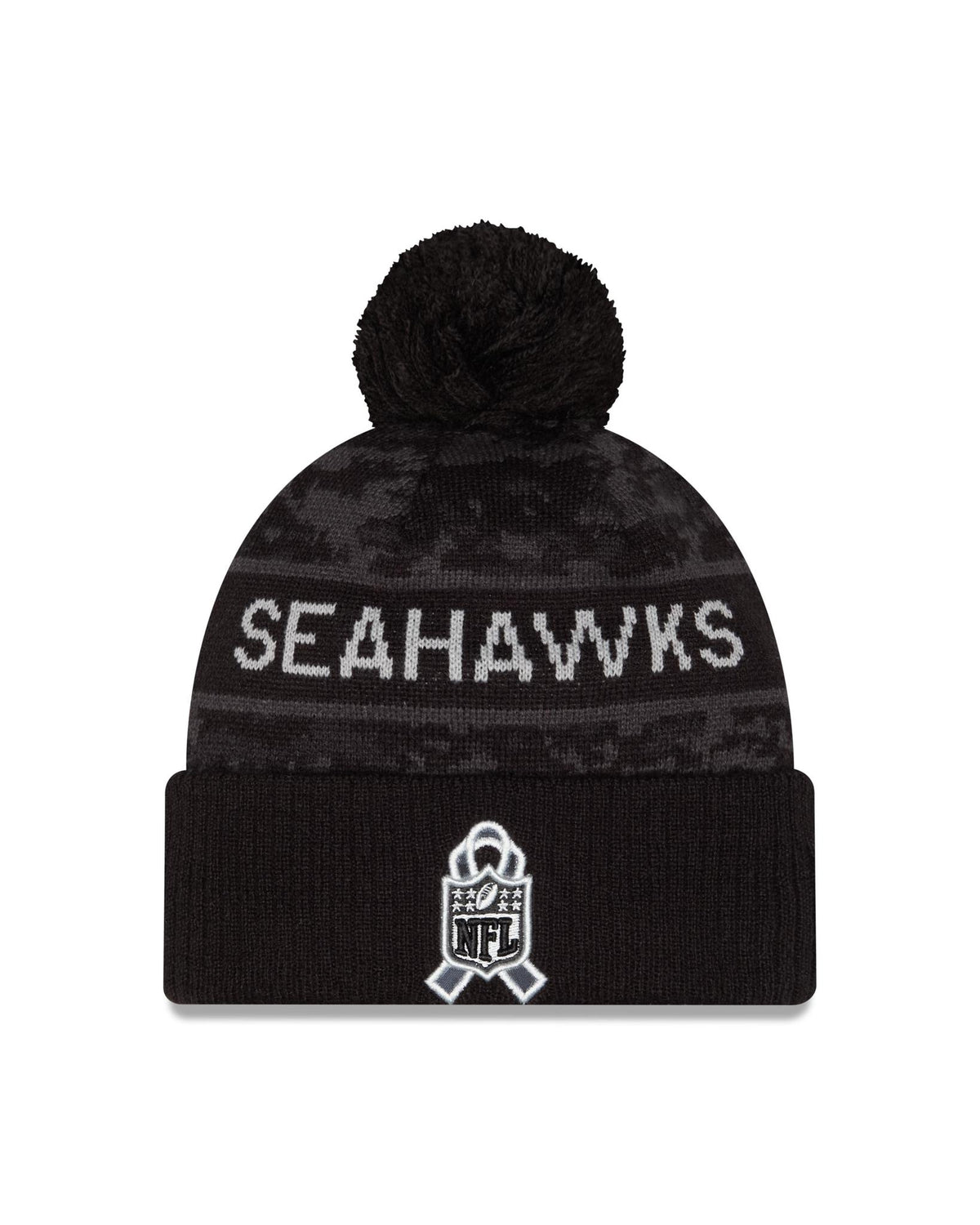 Seahawks 2026 New Era Men's Salute to Service Knit Pro Football Hall of Fame