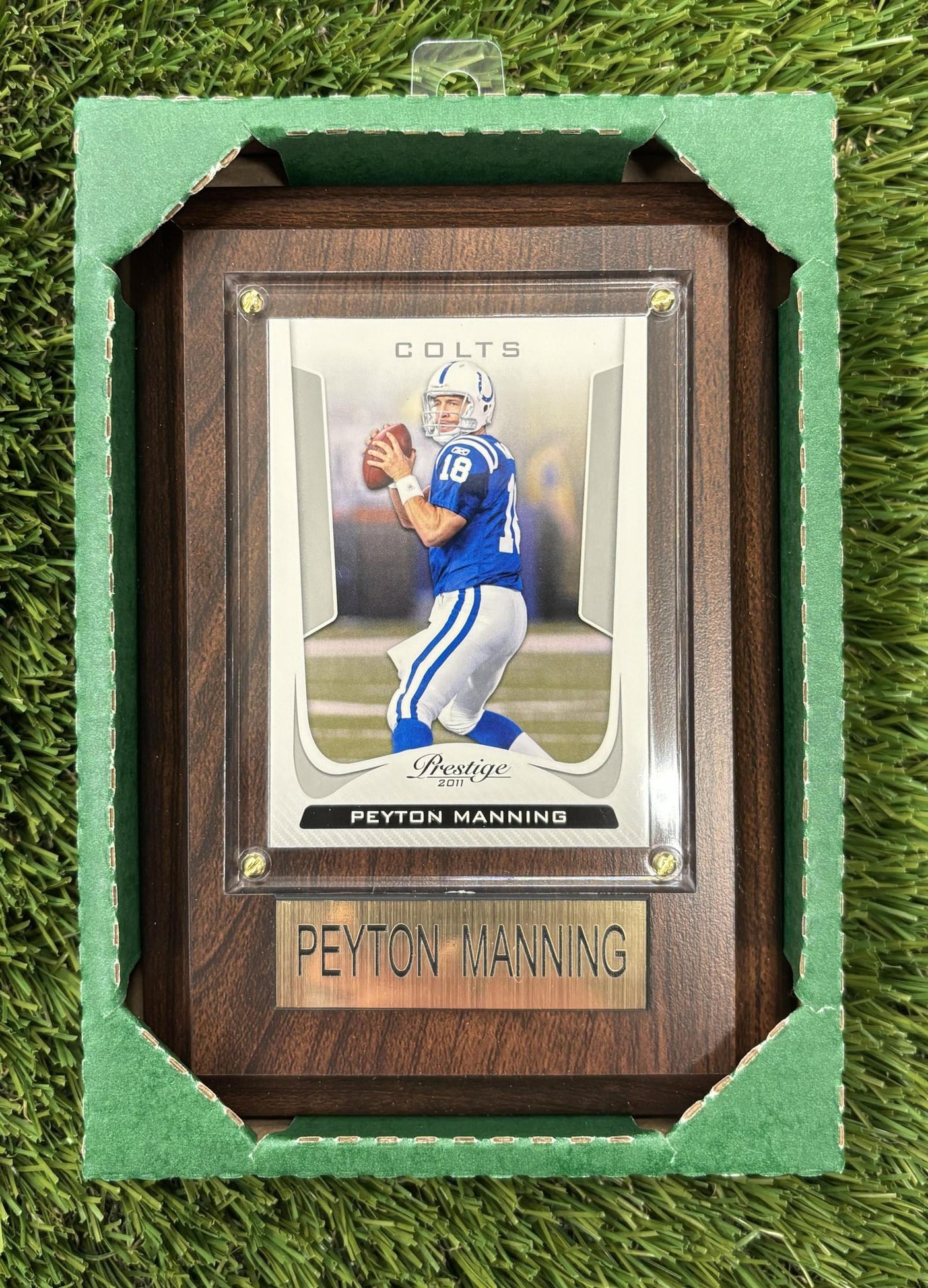 Peyton Manning Colts 4x6 Plaque