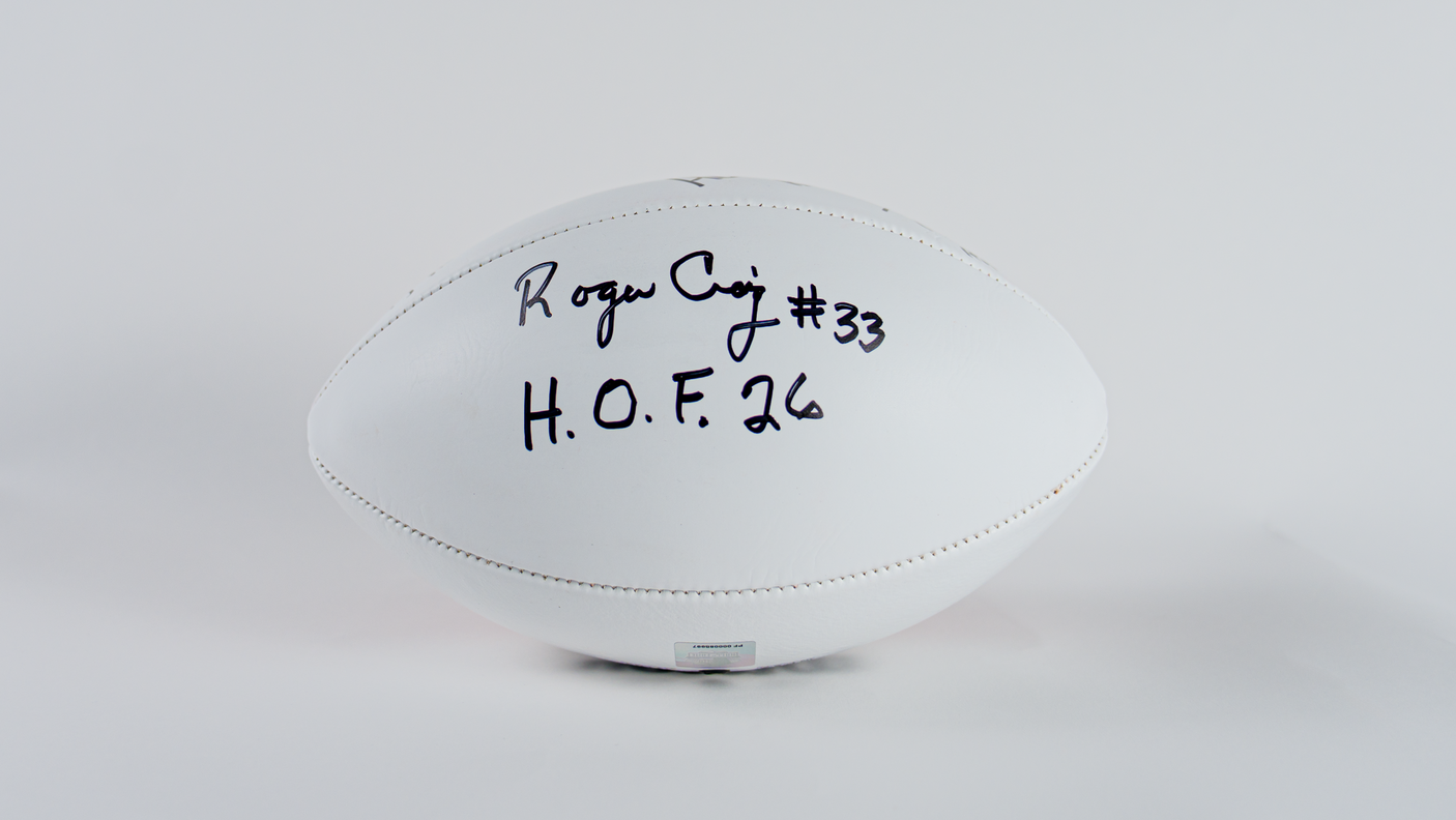 Class of 2026 Autographed Hall of Fame Football