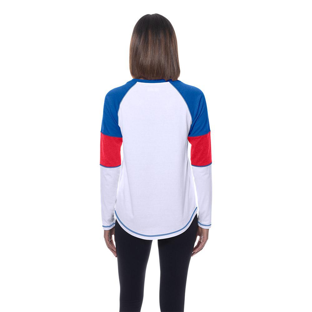 Bills 2025 New Era Women's White Long Sleeve T-Shirt