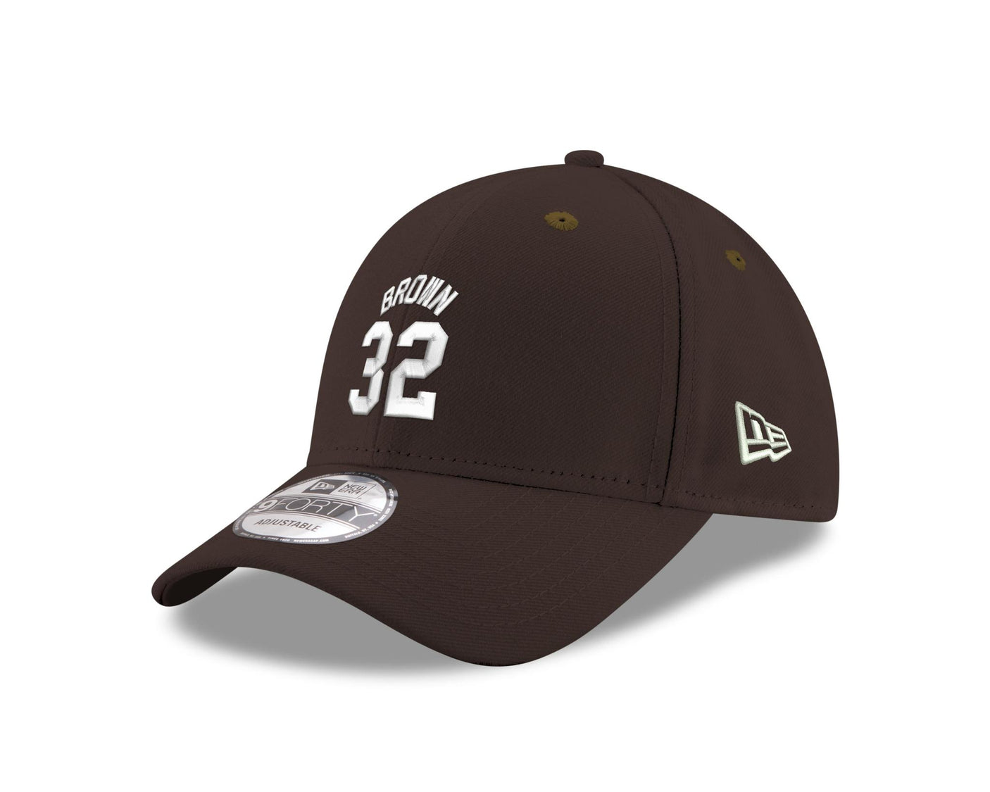 Browns Jim Brown Class of 1971 Name and Number Hat