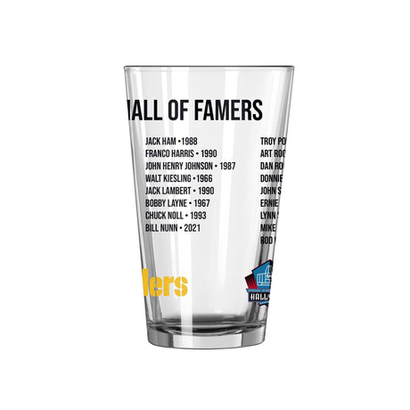 Steelers Hall of Famer Pint Glass