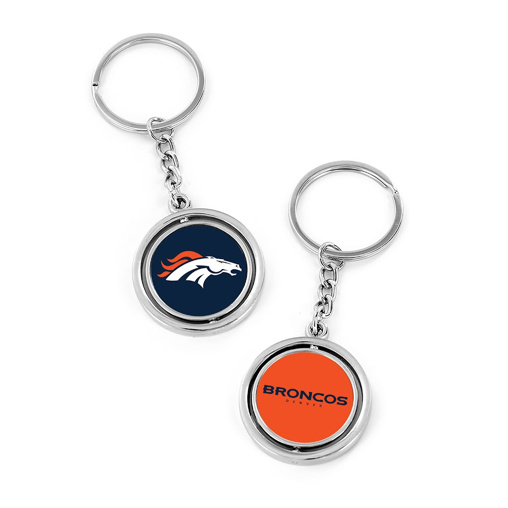 Broncos Spinning Keychain