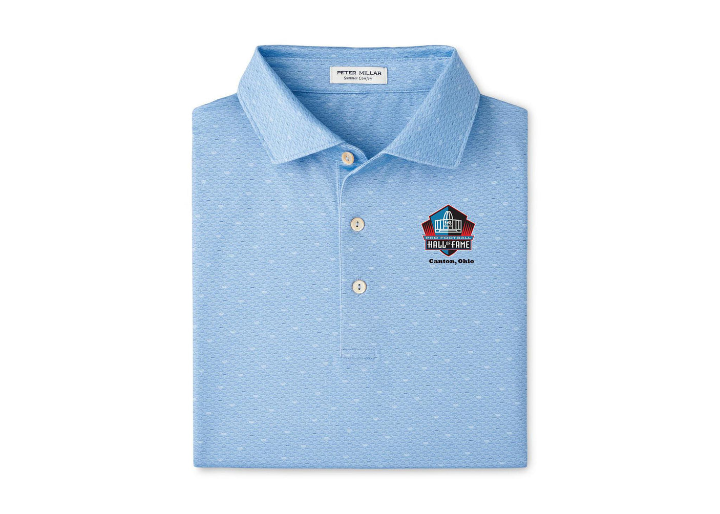 Hall of Fame 2025 Peter Millar Men's Fall Football Performance Jersey Polo
