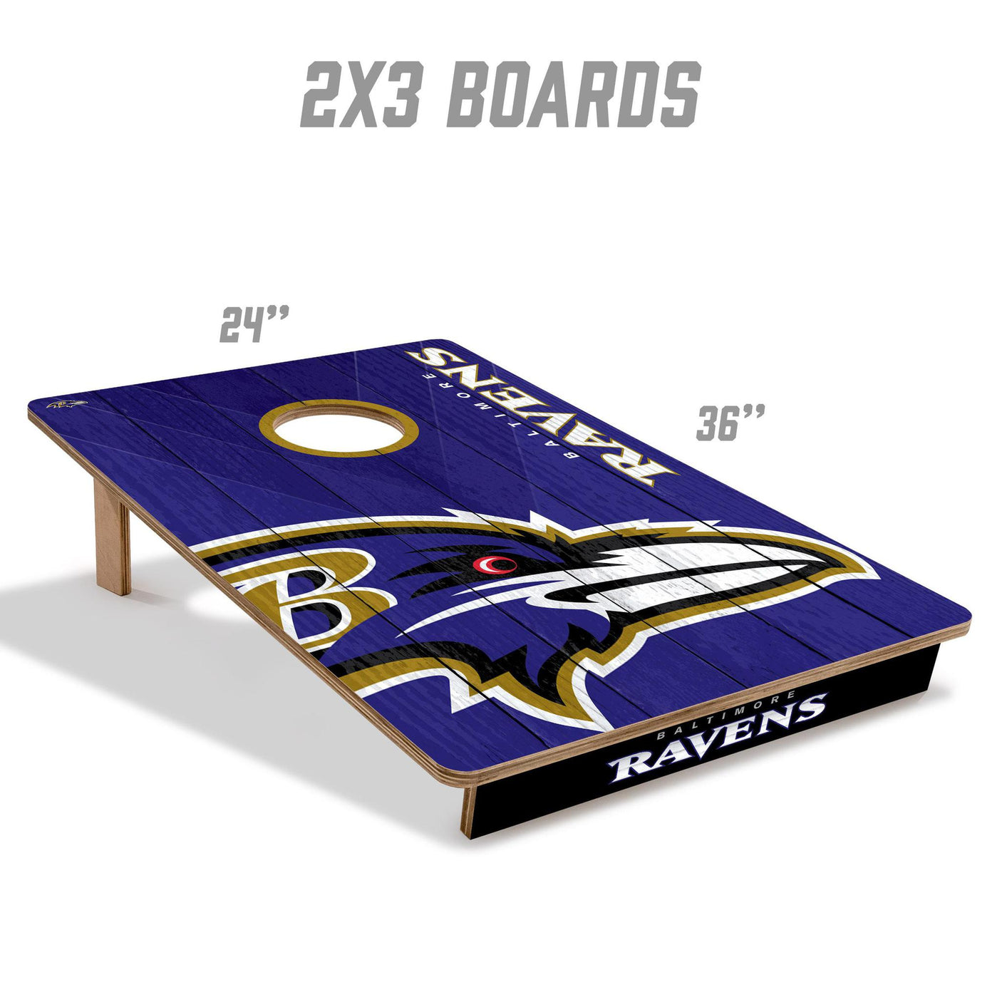 Ravens 2’ x 3’ Cornhole Game