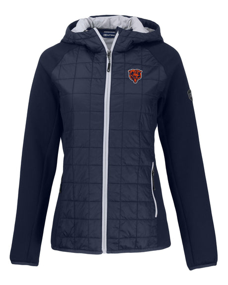 Bears Cutter and Buck Women's Navy Rainier PrimaLoft Eco Hybrid Jacket