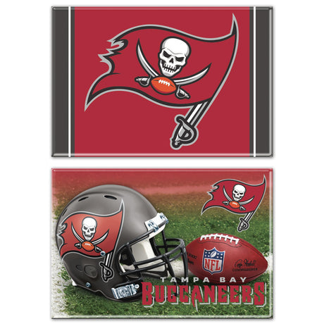 Buccaneers 2-Pack Rectangle Magnets