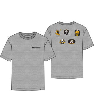 Steelers 2025 '47 Brand Men's Historic Lock Foundation T-Shirt