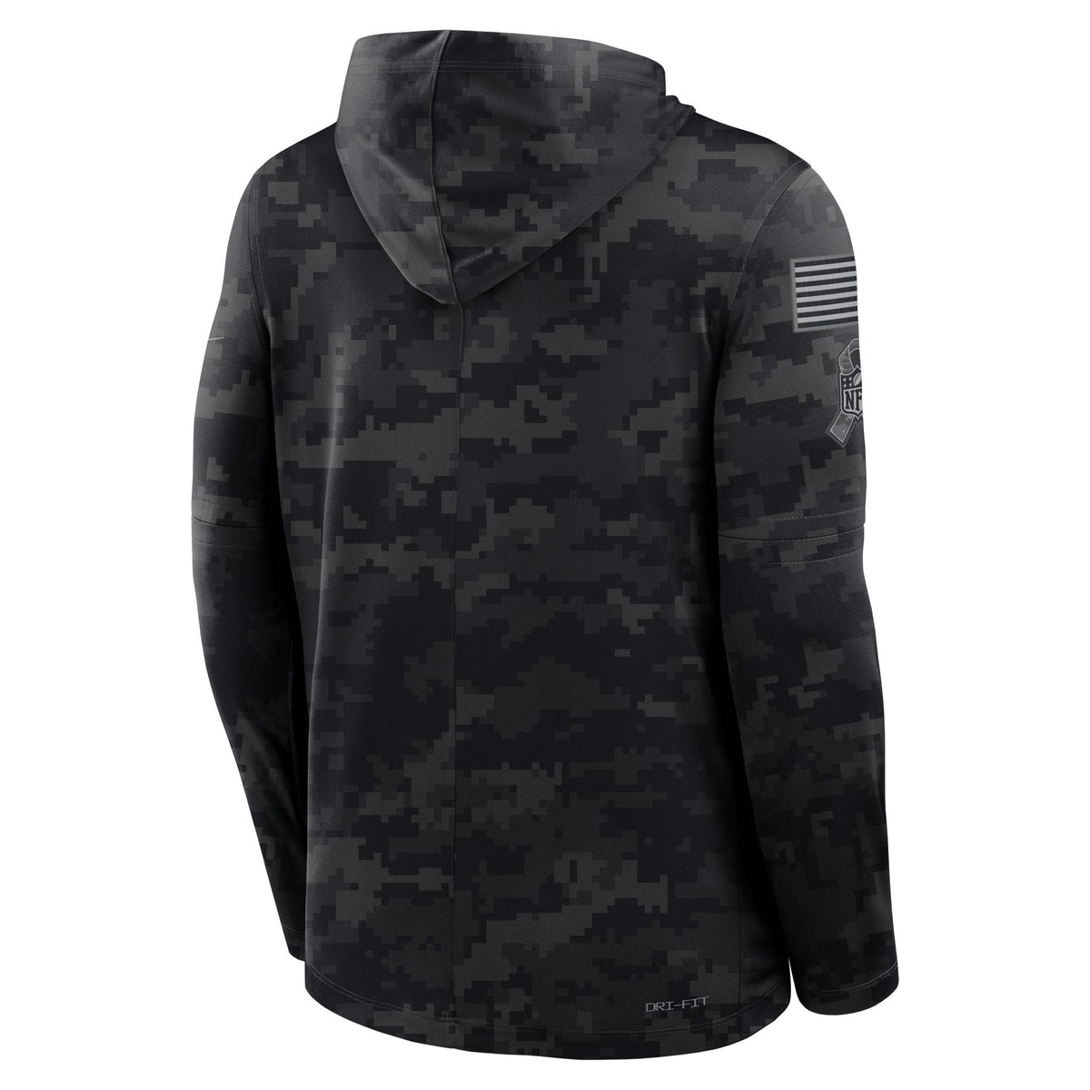 Cowboys 2026 Nike Men's Salute to Service Hooded Long Sleeve Top Pro Football Hall of Fame