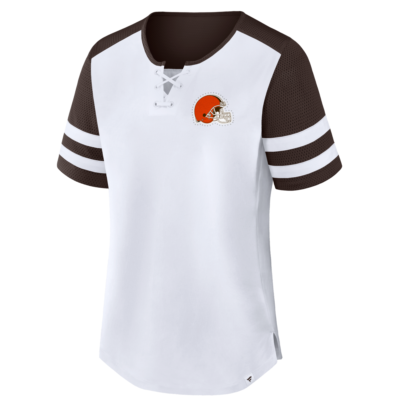 Browns 2026 Fanatics Women's Low Hip Athena T-Shirt