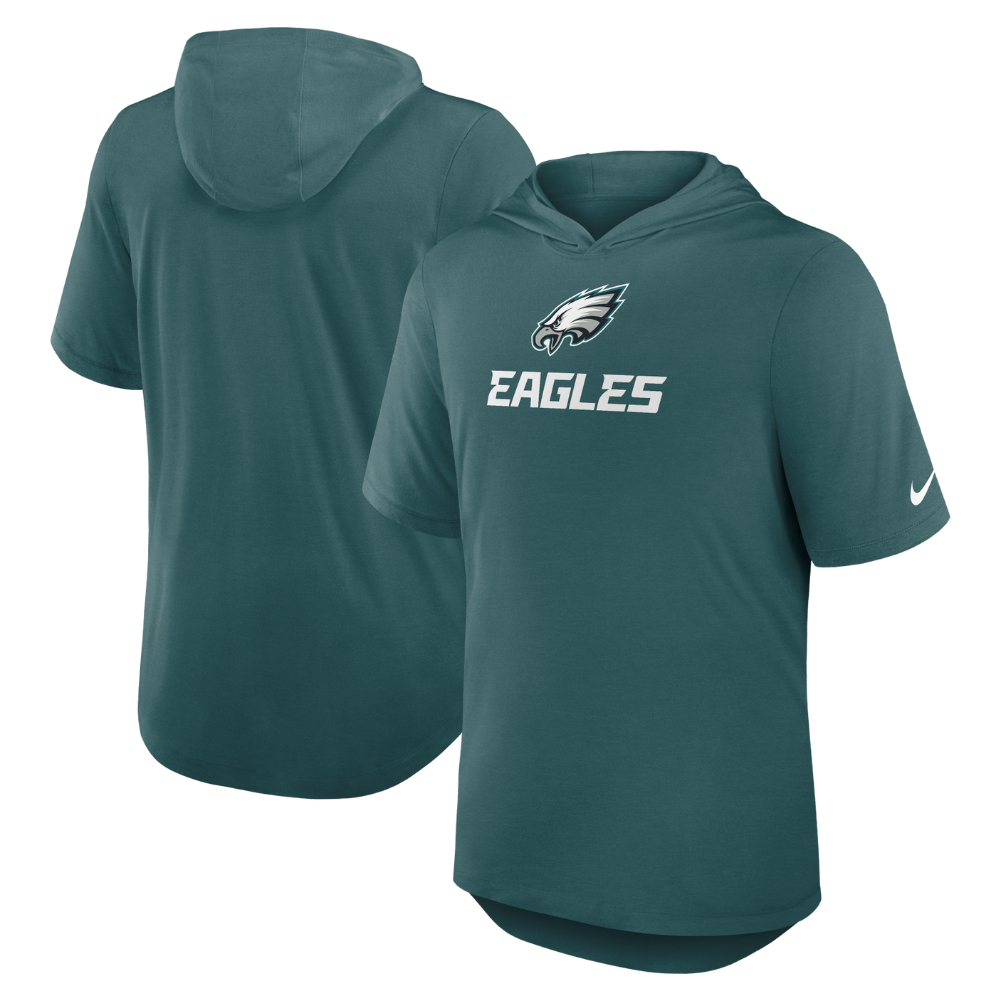 Eagles 2025 Nike Men's Short Sleeve Hoodie Top
