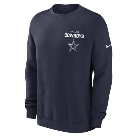 Cowboys 2025 Men's Nike Fleece Club Crewneck