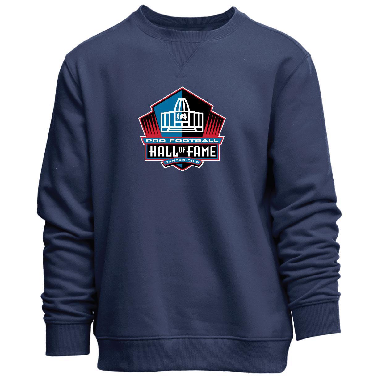 Hall of Fame 2025 Camp David Men's Navy Logo Crewneck