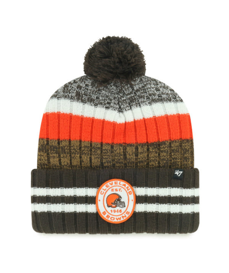 Browns 2025 '47 Brand Men's Quiver Cuff Knit