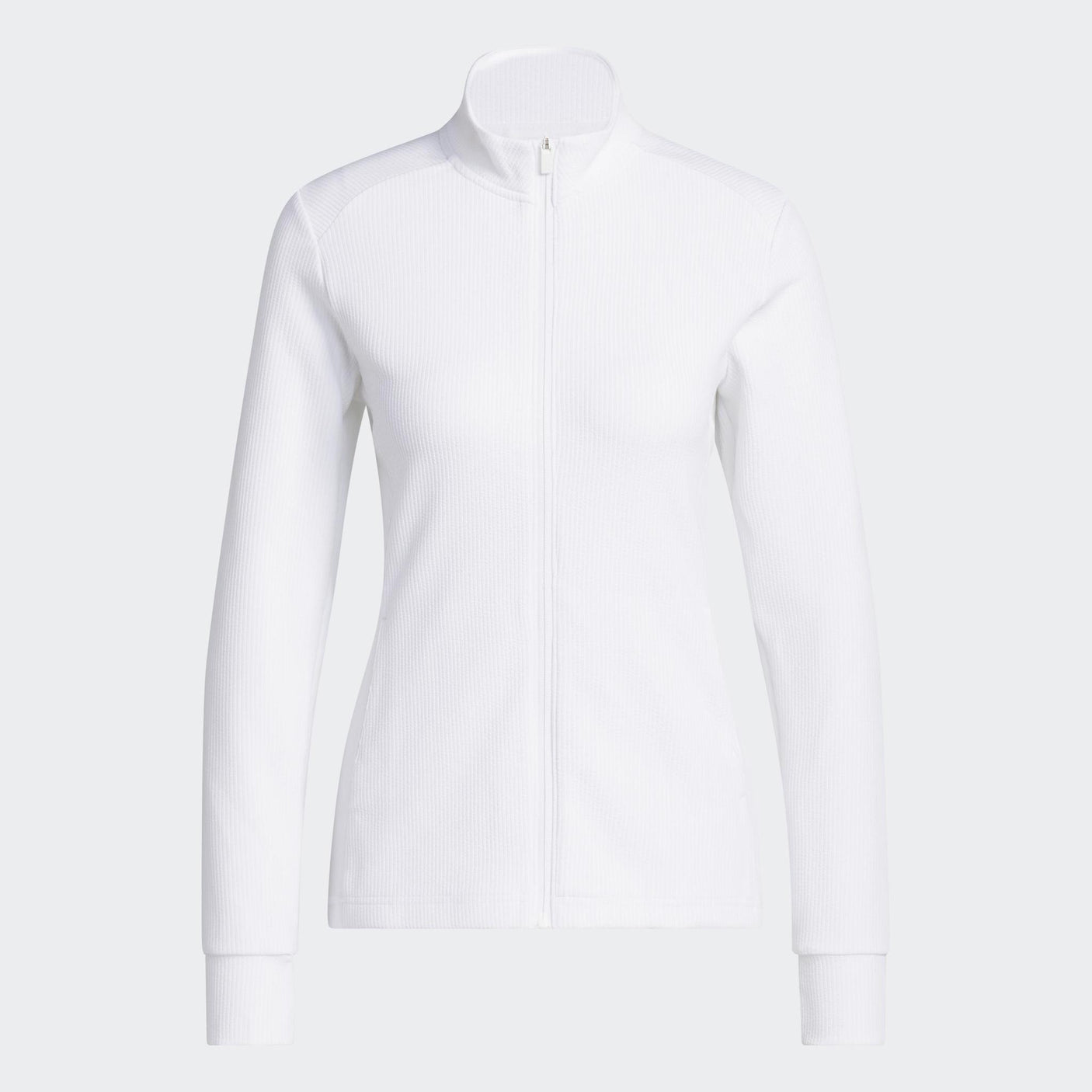 Hall of Fame 2026 Adidas Women's White Performance Textured Full Zip Jacket
