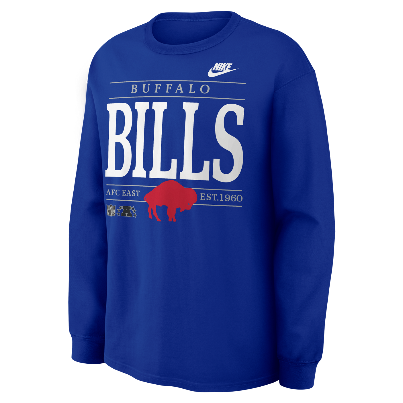 Bills 2026 Nike Men's Nike Max 90 Long Sleeve T-Shirt