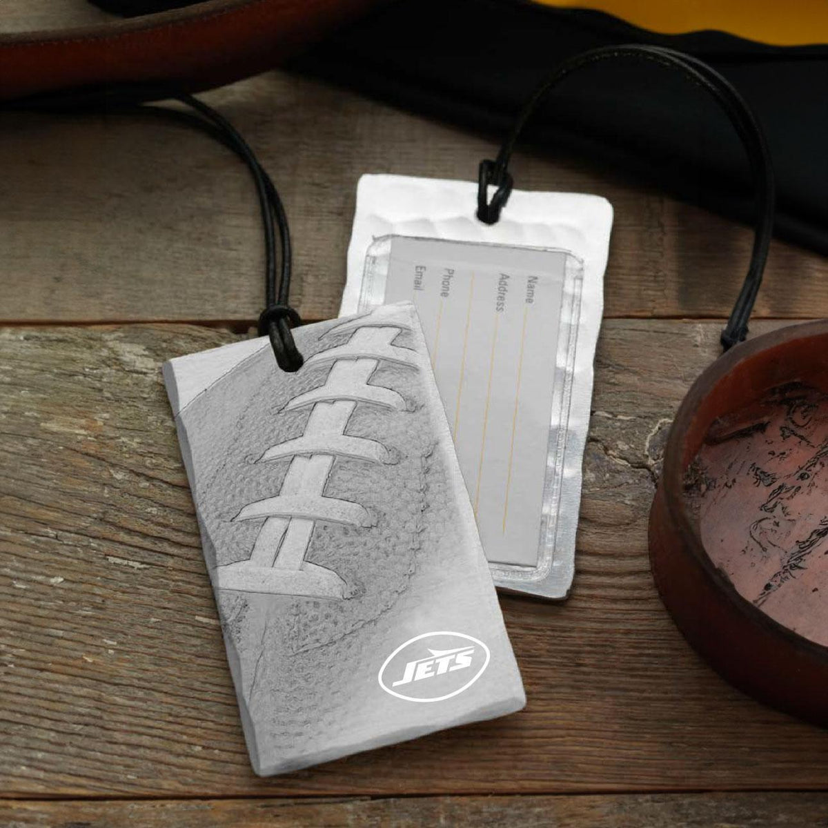 Jets Football Bag Tag