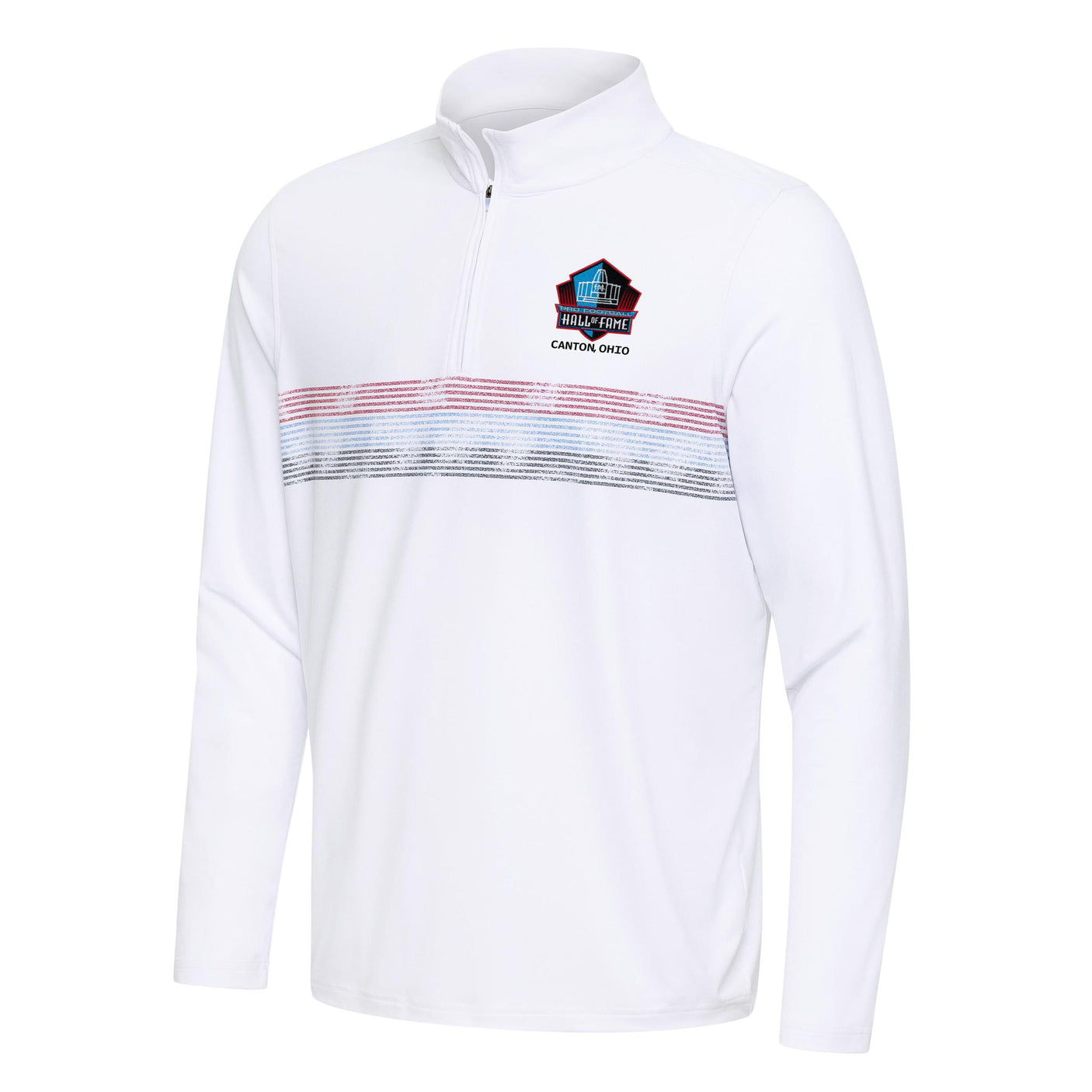 Hall of Fame 2025 Antigua Men's White Dashing 1/4 Zip
