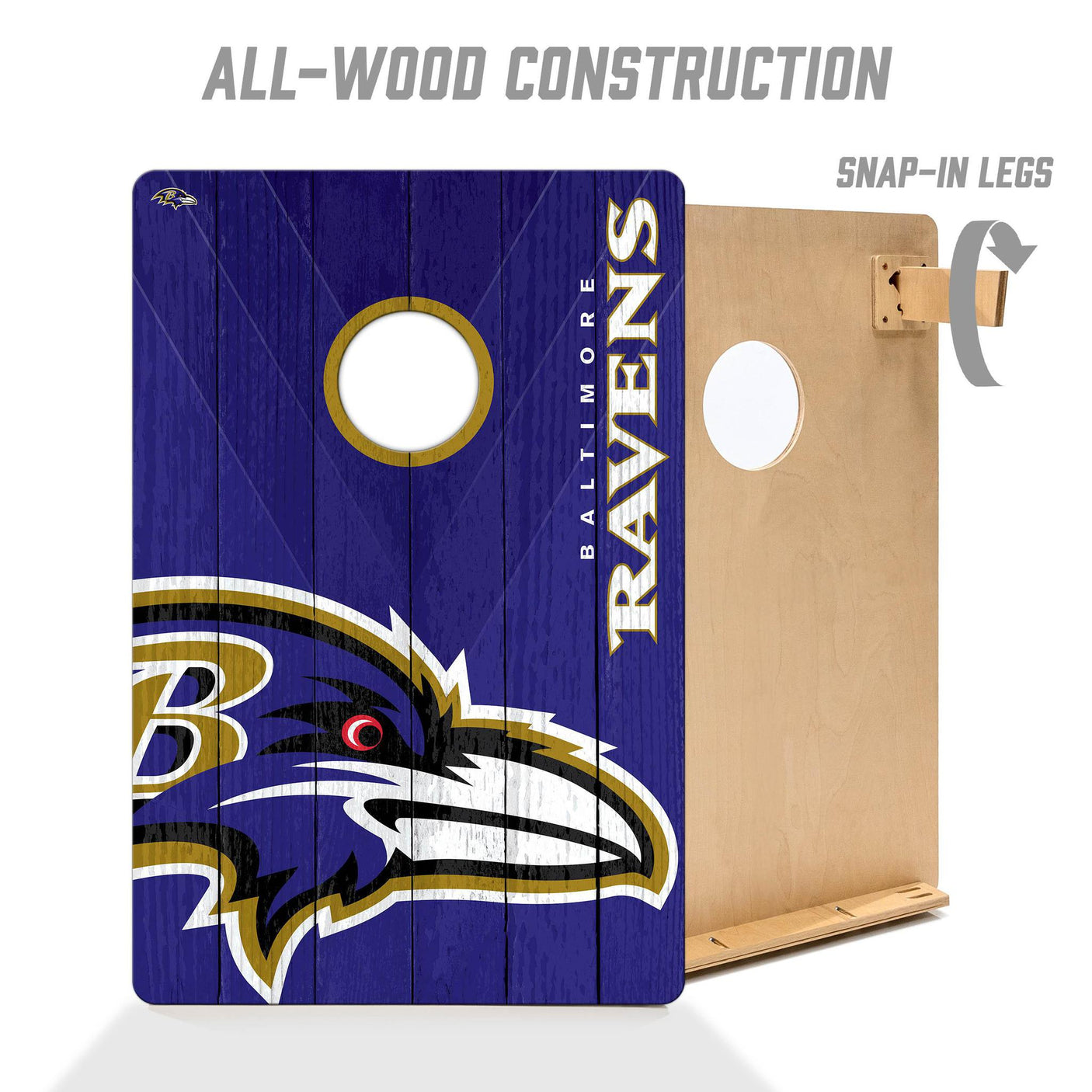 Ravens 2’ x 3’ Cornhole Game