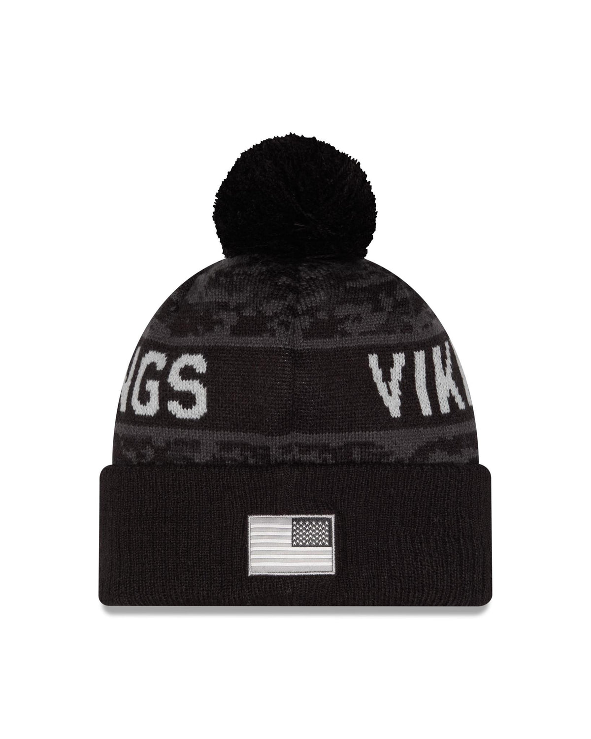 Vikings 2026 New Era Men's Salute to Service Knit Pro Football Hall of Fame