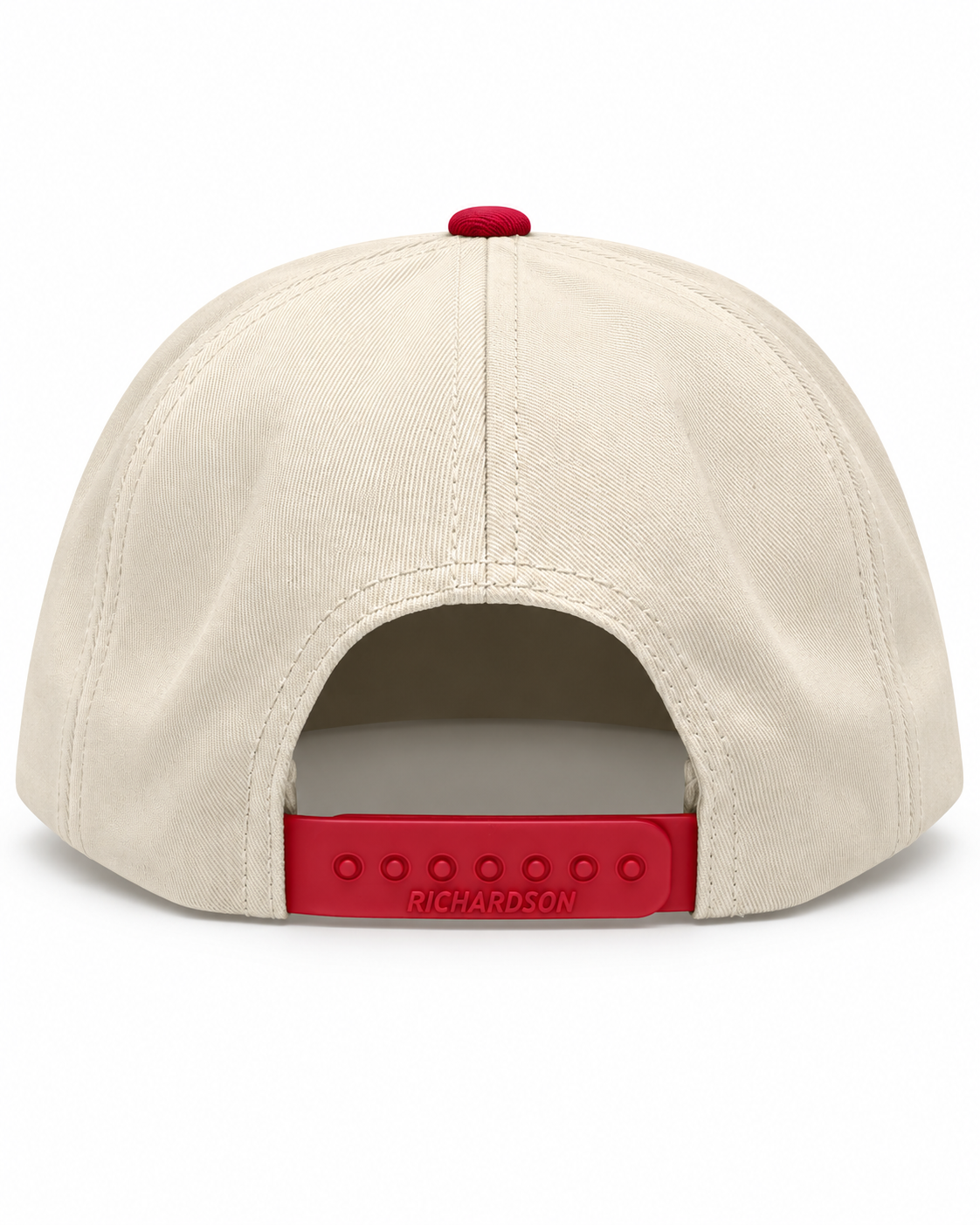 Hall of Fame Logo Khaki Red Hat Pro Football Hall of Fame