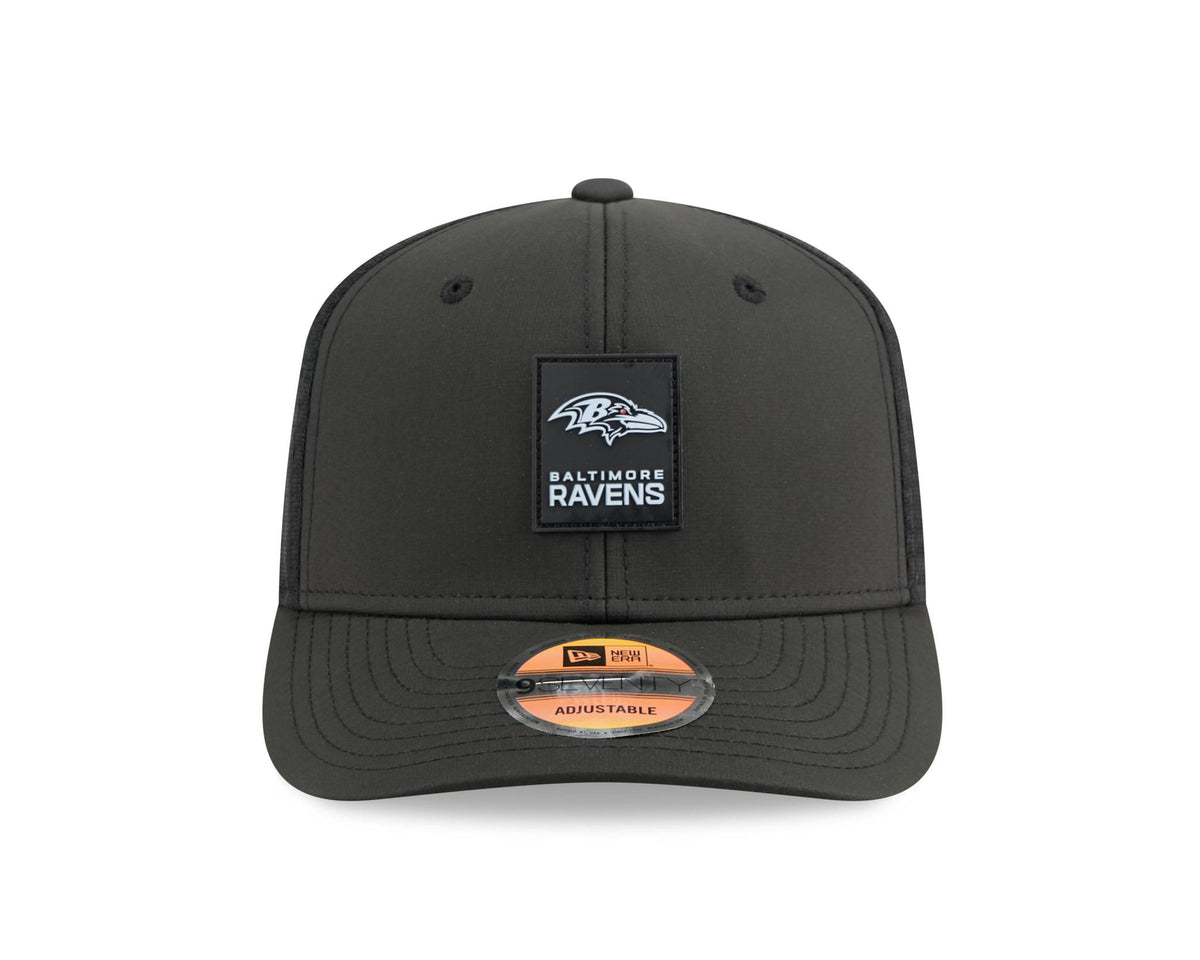 Ravens 2025 New Era Men's 9SEVENTY Sideline Hat Pro Football Hall of Fame