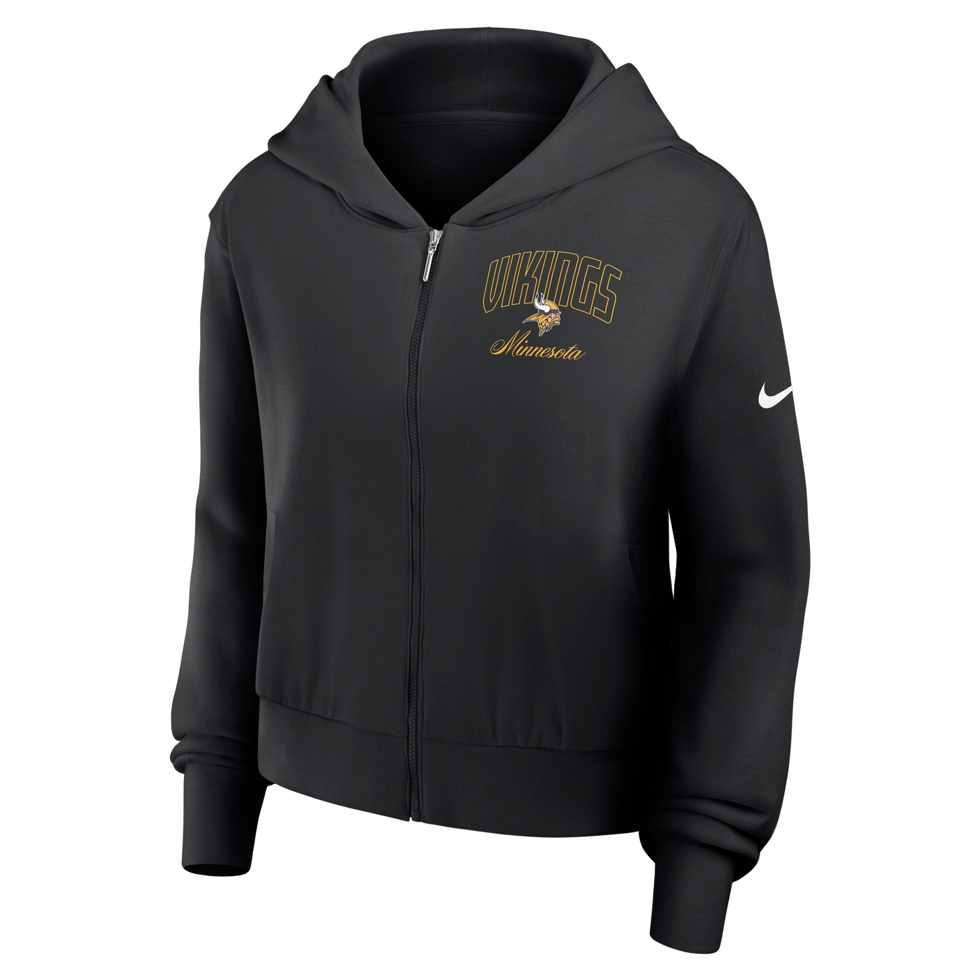 Vikings 2026 Nike Women's Step It Up Full Zip Hoodie