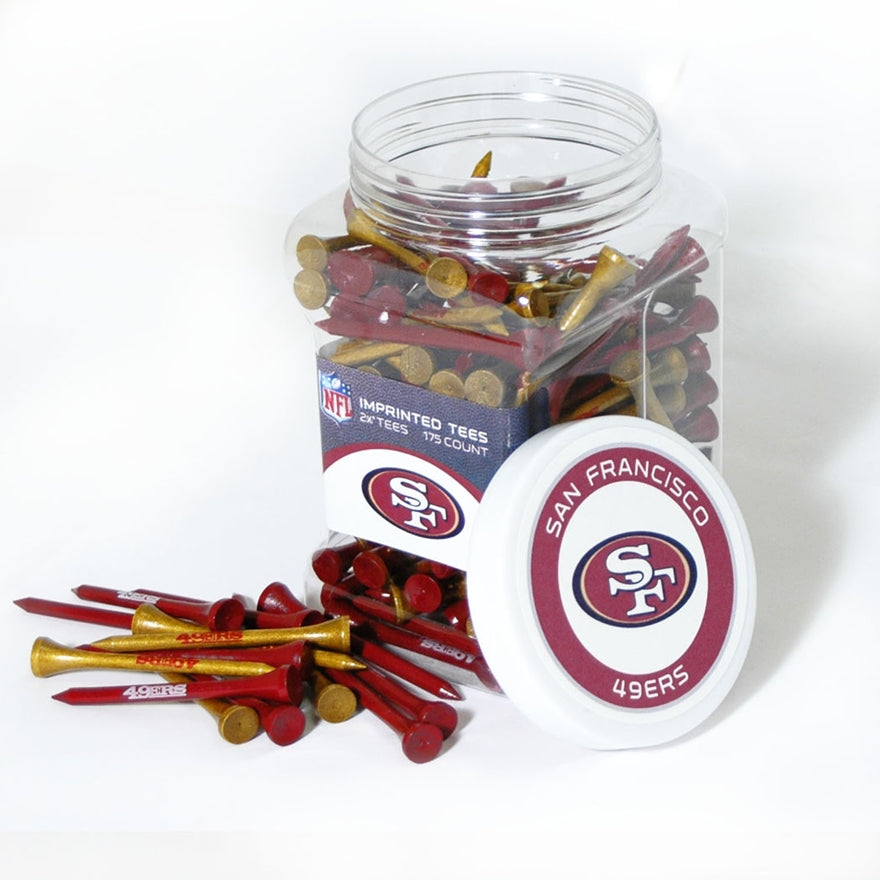 49ers 175 Count Golf Tee Jar