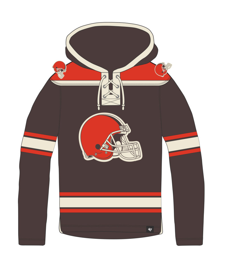 Browns 2025 '47 Brand Men's Superior Lacer Hoodie