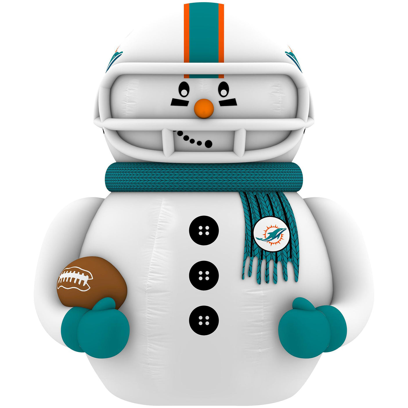 Dolphins Team Pride Inflatable Snowman Player