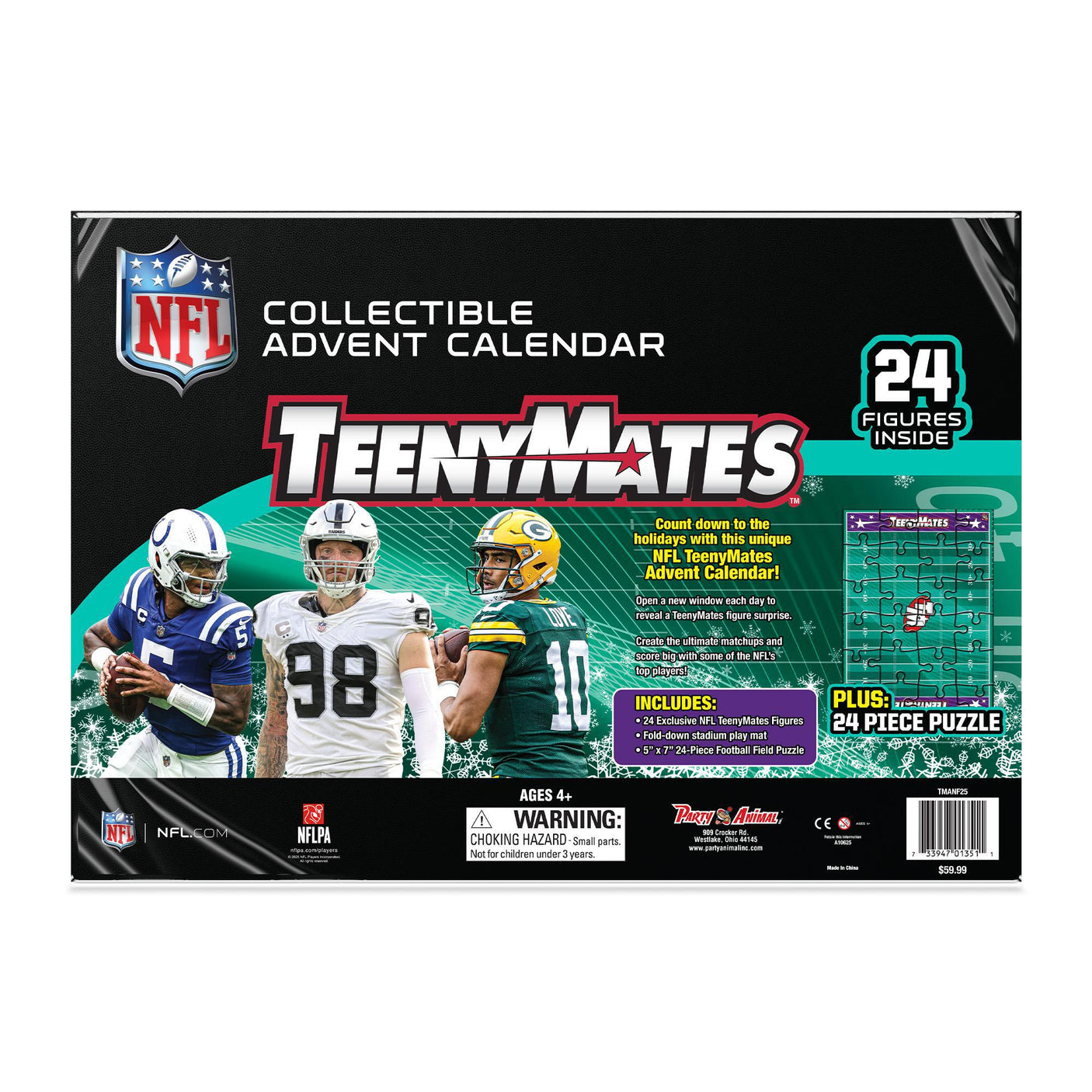 NFL 2025 TeenyMates Advent Calendar